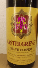 R.18-CHIANTI CLASSICO CASTELGREVE, docG, recoltare 1987 cl 75 GR 12 foto