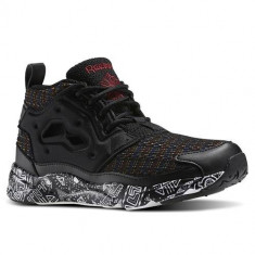 Ghete Femei Reebok Furylite Chukka Afr Blackwhtmerlotgrn AR1708 foto