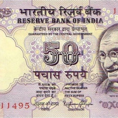 INDIA █ bancnota █ 50 Rupees █ 2015 █ P-104n █ R █ UNC █ necirculata