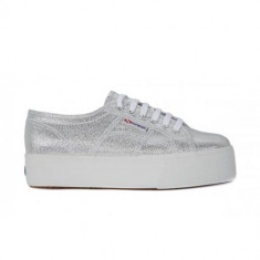 Tenisi Femei Superga Lame Wedge Grey 2790LAMEW031 foto