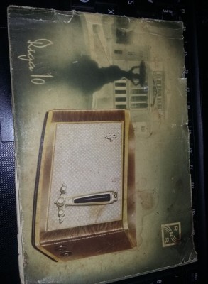 Carte tehnica/schema de reparatii,aparat radio vechi RIGA 10 de colectie,T.GRAT foto
