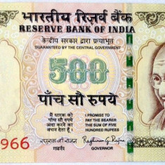 INDIA █ bancnota █ 500 Rupees █ 2015 █ P-106p █ UNC █ necirculata