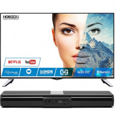 Televizor Horizon LED Smart TV 55 HL8530U 139cm Ultra HD 4K Black Bundle HAV-S2400W foto