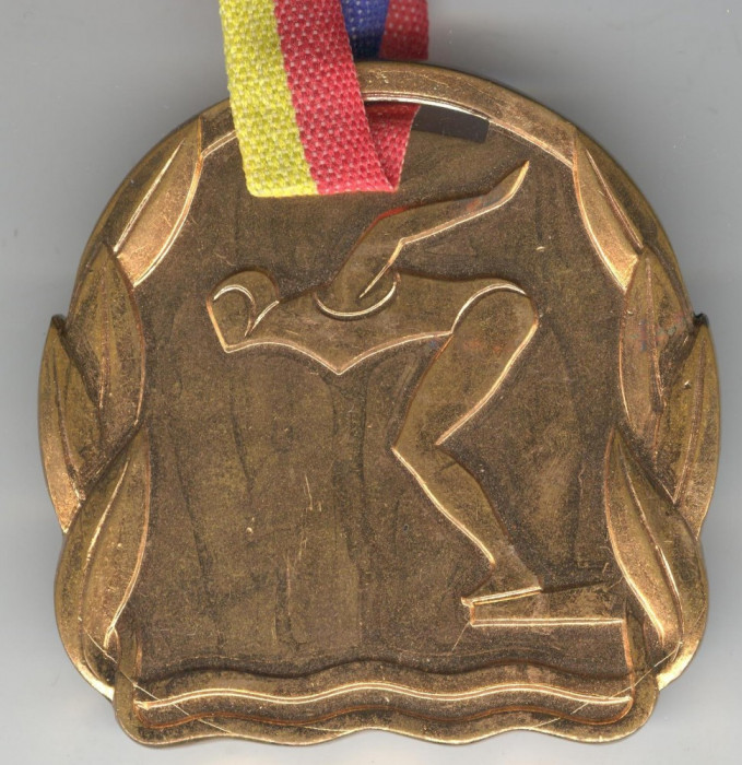 NATATIE - CAMPION NATIONAL - LOC 1 in 1968 - Medalie PREMIU