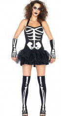 X201 Costum Halloween model anatomic schelet foto