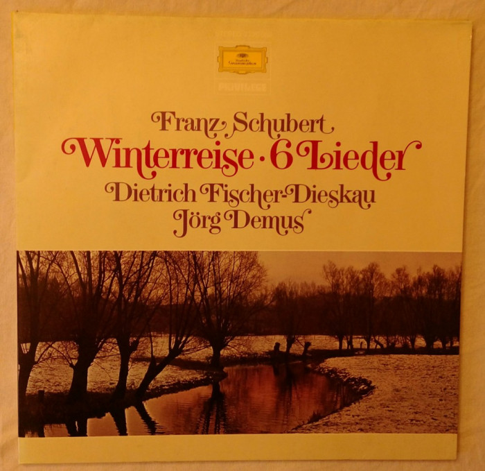 2LP Franz Schubert - Dietrich Fischer-Dieskau, J&ouml;rg Demus &lrm;&ndash; Winterreise