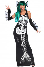 M544-1 Costum tematic Skeleton Siren foto