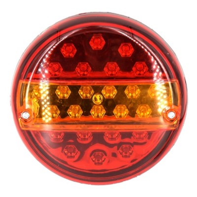 Lampa remorca rotunda cu LED-uri 14 X 34 12V foto