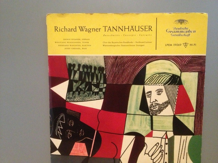 WAGNER - TANNHAUSER - Extraits (1962/POLYDOR/RFG) - VINIL/Ca NOU