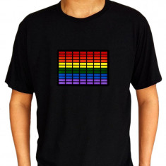 Tricou egalizator cu baterii, Multicolor foto