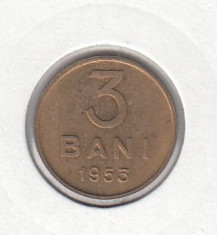 Romania - 3 Bani 1953 - De colectie foto