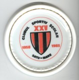 CLUB SPORTIV SCOLAR SATU MARE 1958-1983 - Medalie PREMIU (din ceramica)