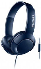 Casti Stereo Philips SHL3075BL/00, Microfon (Albastru) foto