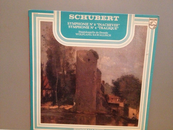 SCHUBERT &ndash; SYMPH no 8,4 -Staatskapelle Dresde (1975/PHILIPS/FRANCE)-VINIL/Ca NOU