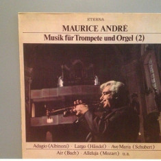 MAURICE ANDRE – MUSIC FOR TRUMPET & ORGUE (1983/ETERNA/RDG) - VINIL/Ca NOU