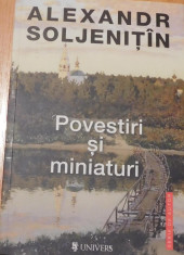 Povestiri si miniaturi de Alexandr Soljenitin foto