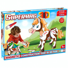 Jucarie ponei cu magnet Supermag 3D foto