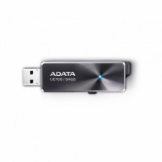 Stick memorie USB AData UE700 64 GB USB 3.0 Negru foto