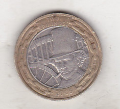 bnk mnd Anglia Marea Britanie 2 lire 2006 bimetal comemorativa bimetal foto