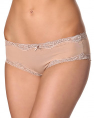 TPH1371-155 Chilot hipster cu aplicatii din dantela Brief Micro and Lace Hipster foto