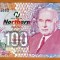 IRLANDA DE NORD █ bancnota █ 100 Pounds █ 2005 █ P-209 █ NORTHERN BANK █ UNC █