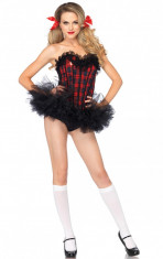 H321 Costum Halloween scolarita sexy foto