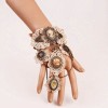 Set Colier Bratara Inel Camee Gotic Victorian Dantela Bijuterii Handmade Fashion