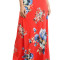 K594-19 Fusta lunga stil maxi, cu imprimeu floral