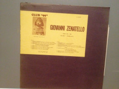 GIOVANNI ZENATELLO ? ESSENTIAL (1965/EDISONS/USA) - VINIL/Ca NOU/RAR foto