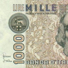 ITALIA █ bancnota █ 1000 Lire █ 1982 █ P-109a █ UNC █ necirculata