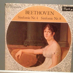 BEETHOVEN – SYMPH. No 4 & 8 (1964/ PERGOLA/RFG), dir. A.Dorati - VINIL/Ca NOU