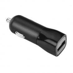 Incarcator Auto Universal BlueStar, 1*USB, Cablu MicroUSB, 1 Amper, Negru foto