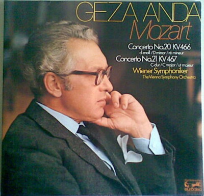 MOZART: Concerto fur Piano No. 20 &amp;amp; No. 21 (vinil ) foto