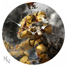Ceas de perete din sticla Warhammer 40000 Imperial Fists foto