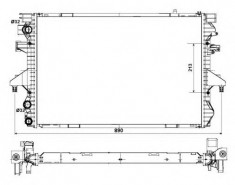 Radiator Racire Motor 40108 foto