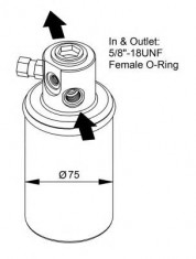 Filtru Uscator Ac 41933 foto