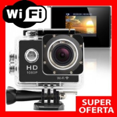 CAMERA ACTIUNE Wifi SPORT 30/FPS , ULTRA HD 1080P, 12 MPX, ACCESORII DE FIXARE foto