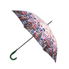 Umbrela cu decor timbre foto