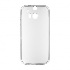 Husa Slim TPU pentru HTC M8, 0.5 mm, Transparent foto