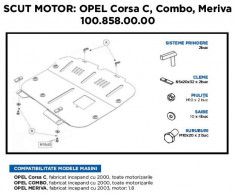 Scut Motor Metalic Opel Corsa C. Combo. Meriva 35204 foto