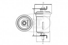 Filtru Combustibil 26036 foto