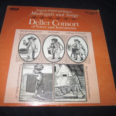 Deller Consort-English,French ansd Italian Madrigals and Songs _LP_RCA(SUA,1969)