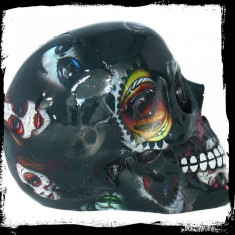 Statueta craniu Candy Skull 19 cm foto