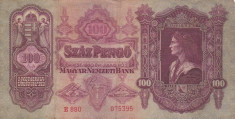 UNGARIA 100 pengo 1930 VF+!!! foto