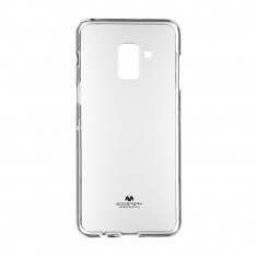 Husa Jelly Pearl (Mercury) pentru Samsung Galaxy A8 (2018) &amp;amp; A5 (2018), Transparent foto