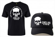 SETURI TRICOU + SAPCA &amp;gt; CHELOO OMBLADON 20 CM, PARAZITII, personalizat HIP- HOP foto