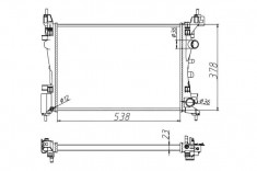 Radiator Racire Motor 40238 foto