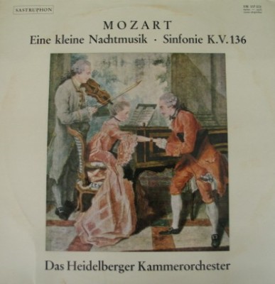 MOZART : Eine kleine Nachtmusik * Sinfonie K.V. 136 ( vinil ) foto