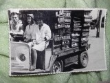 fotografii vechi Ceausiste,masina de epoca industriala ELECTROCAR,Transp.GRATUIT