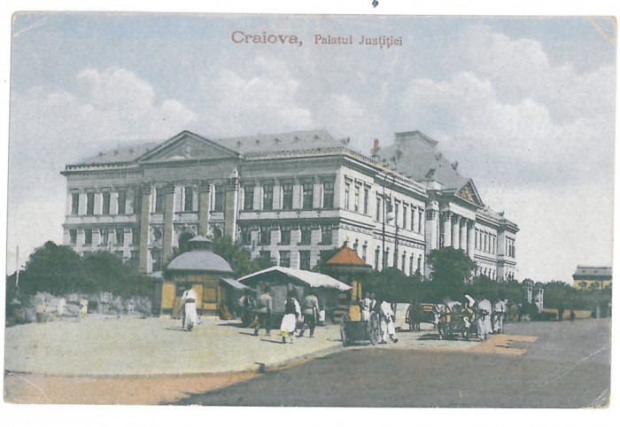 2671 - CRAIOVA, Market, Romania - old postcard - used - 1925